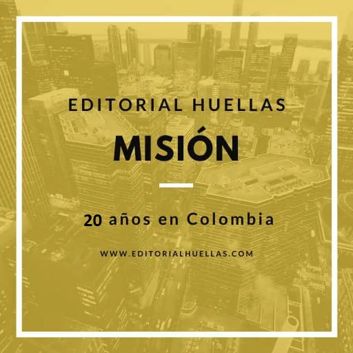 Pieza institucional con texto Misión