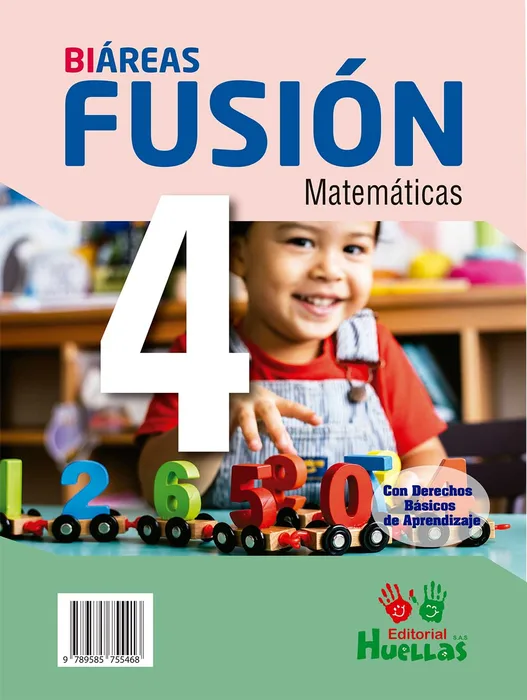 Portada de Bi-áreas Español - Matemáticas 4