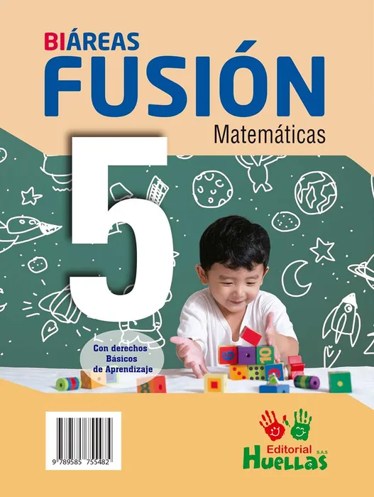 Portada de Bi-áreas Español - Matemáticas 5