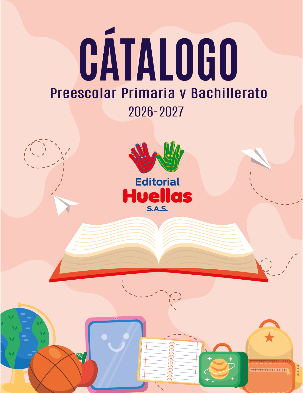 Portada de Catálogo Preescolar, Primaria y Bachillerato 2026-2027
