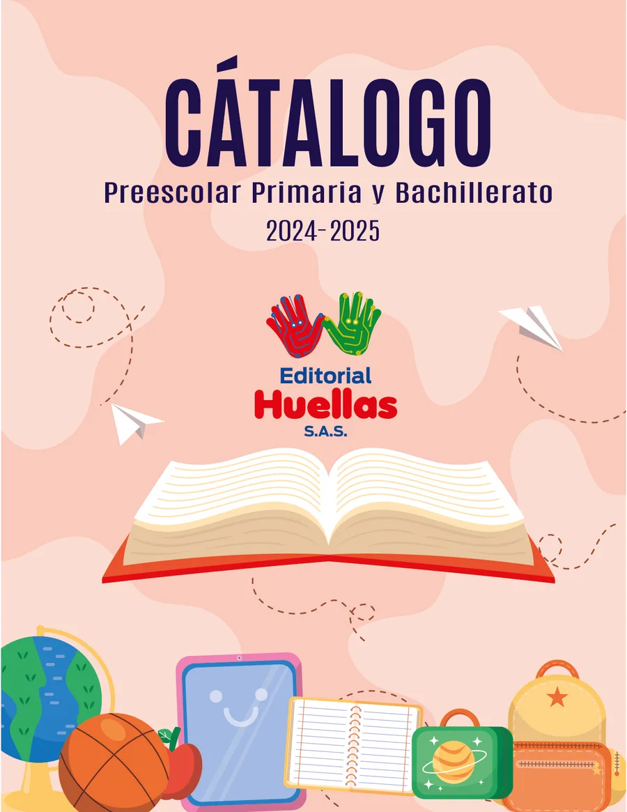 Portada de Catálogo Preescolar, Primaria y Bachillerato 2024-2025